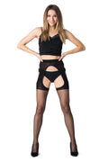 Mock suspender Stockings, Tights "Strip Panty", 20 denier