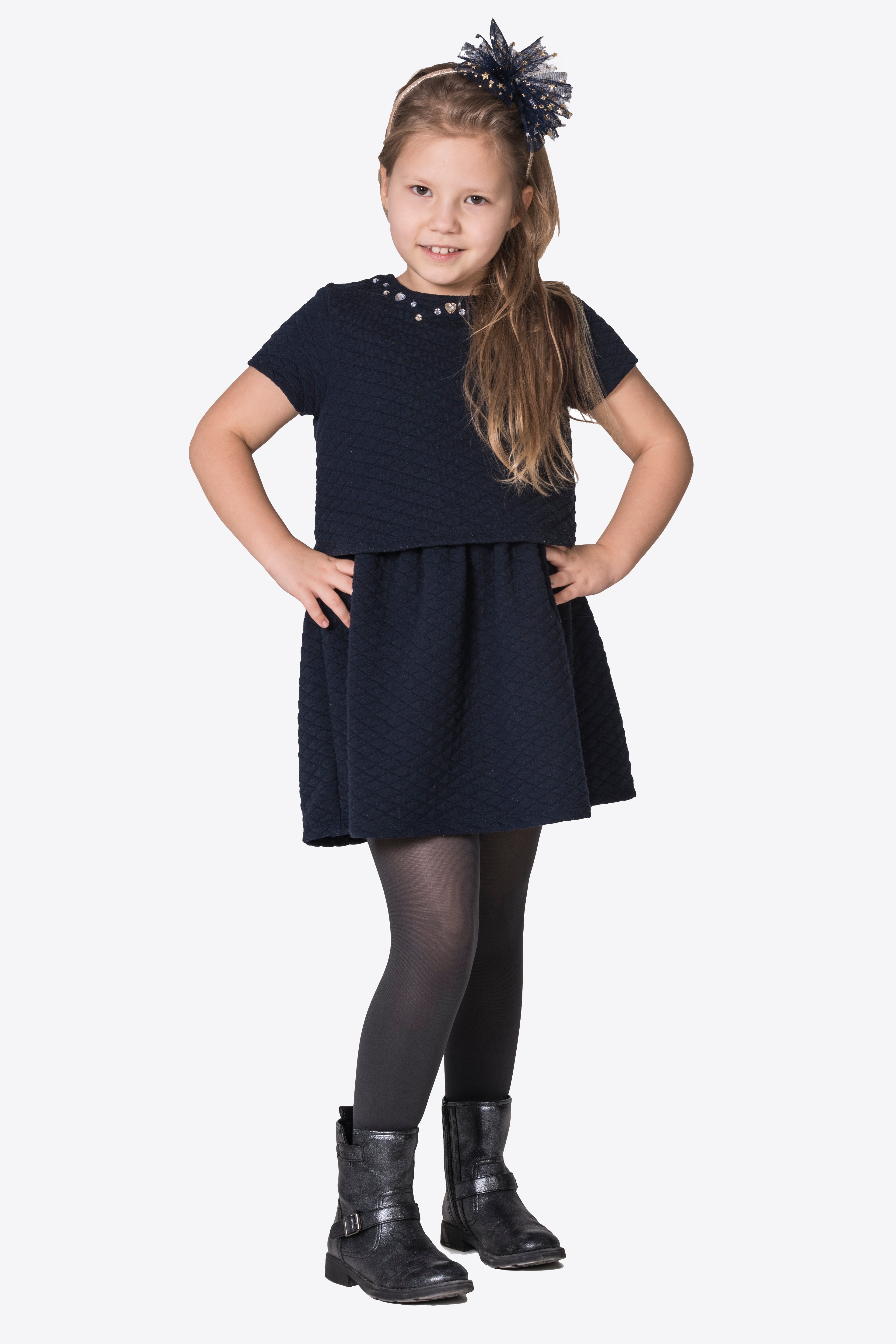 Kids opaque plain tights, 40 denier