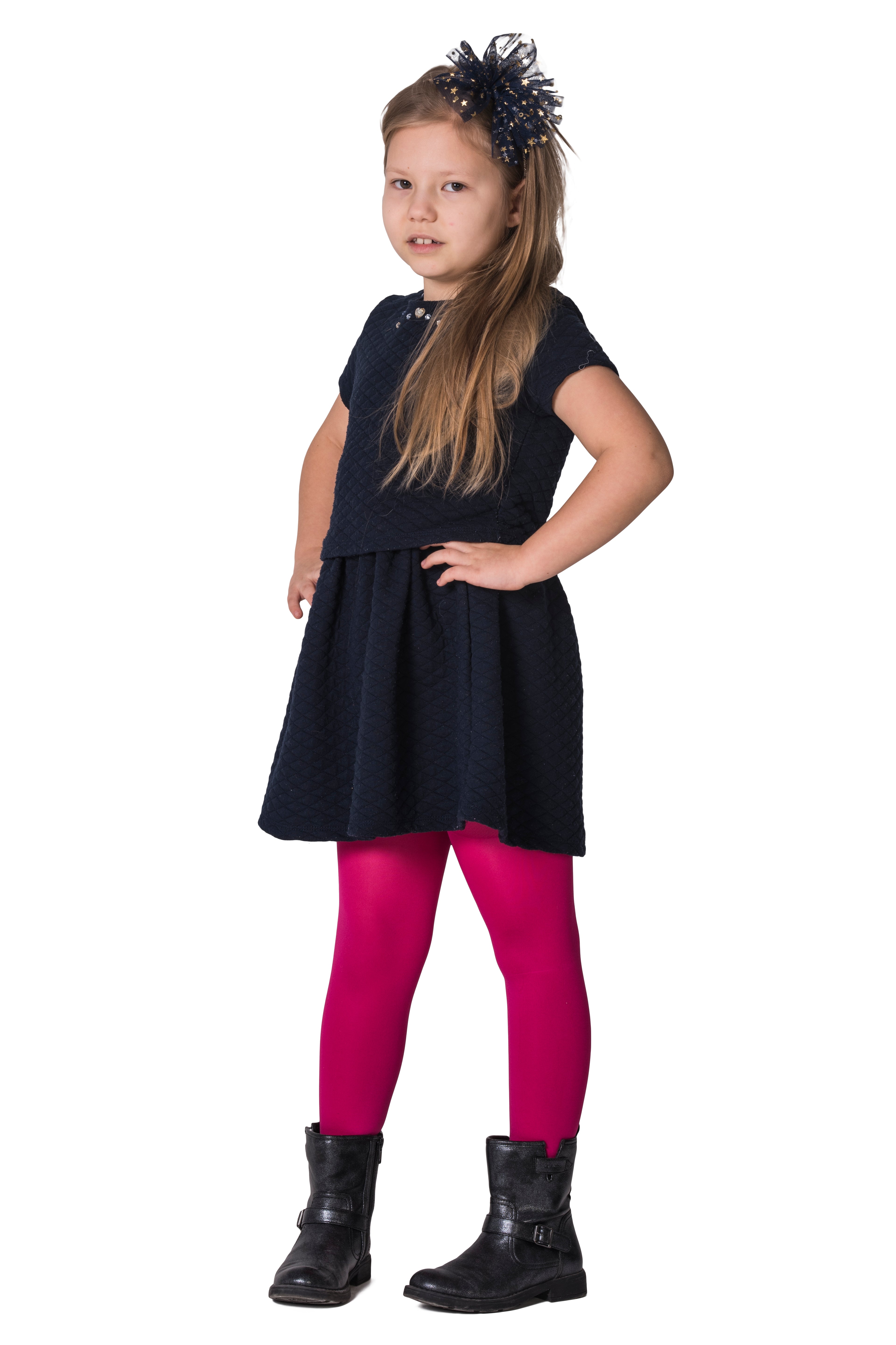 Kids opaque plain tights, 40 denier