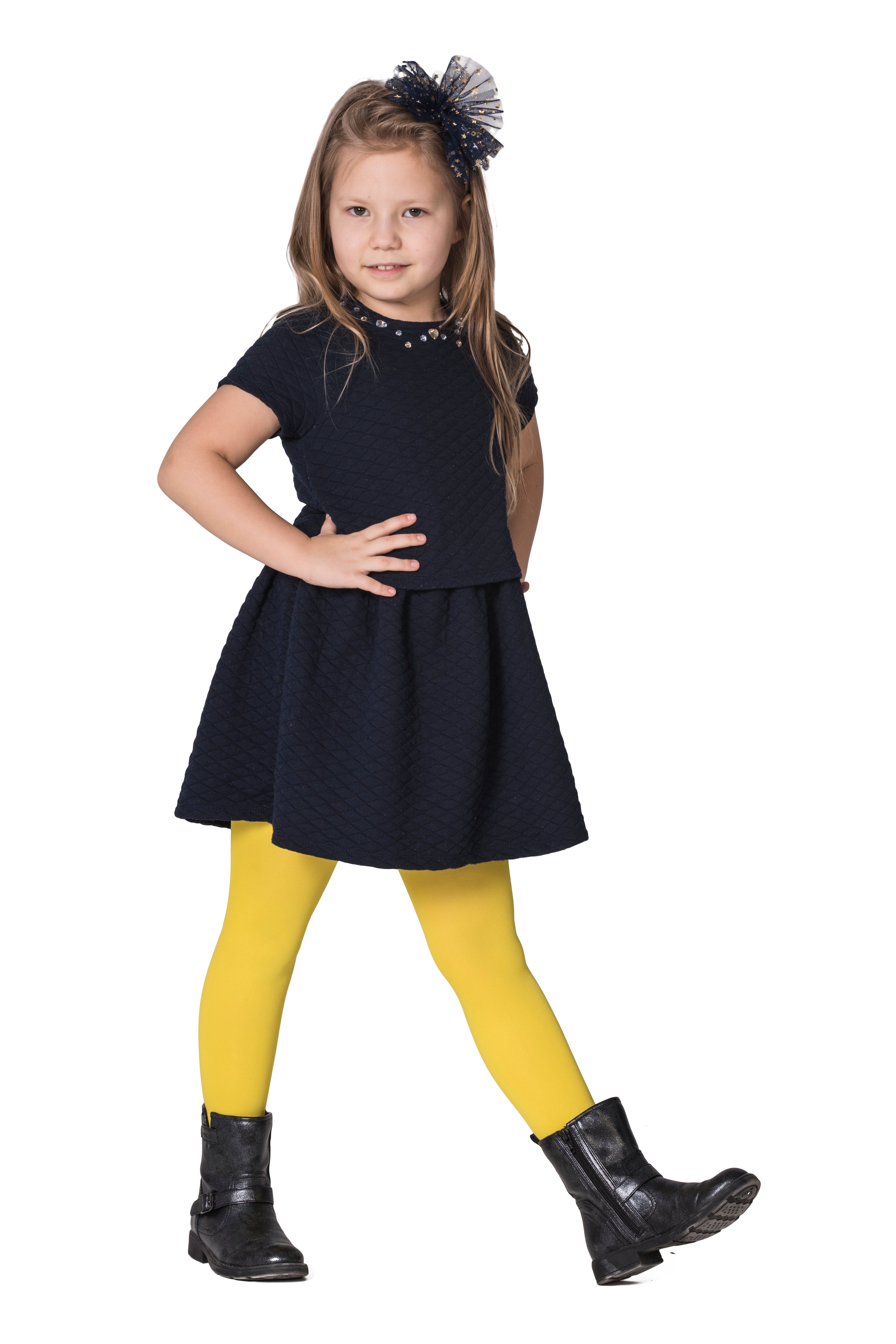 Kids opaque plain tights, 40 denier