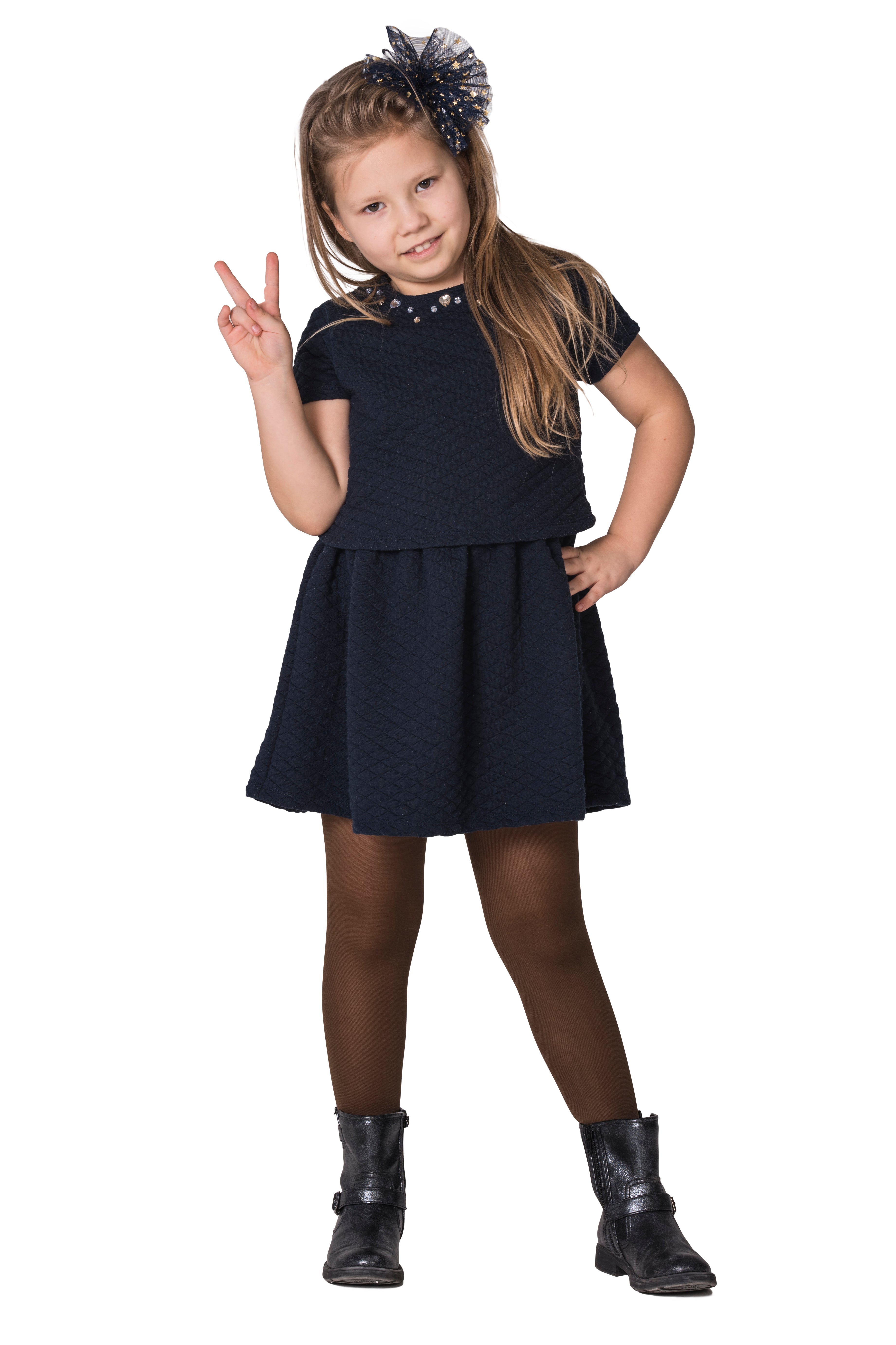 Kids opaque plain tights, 40 denier