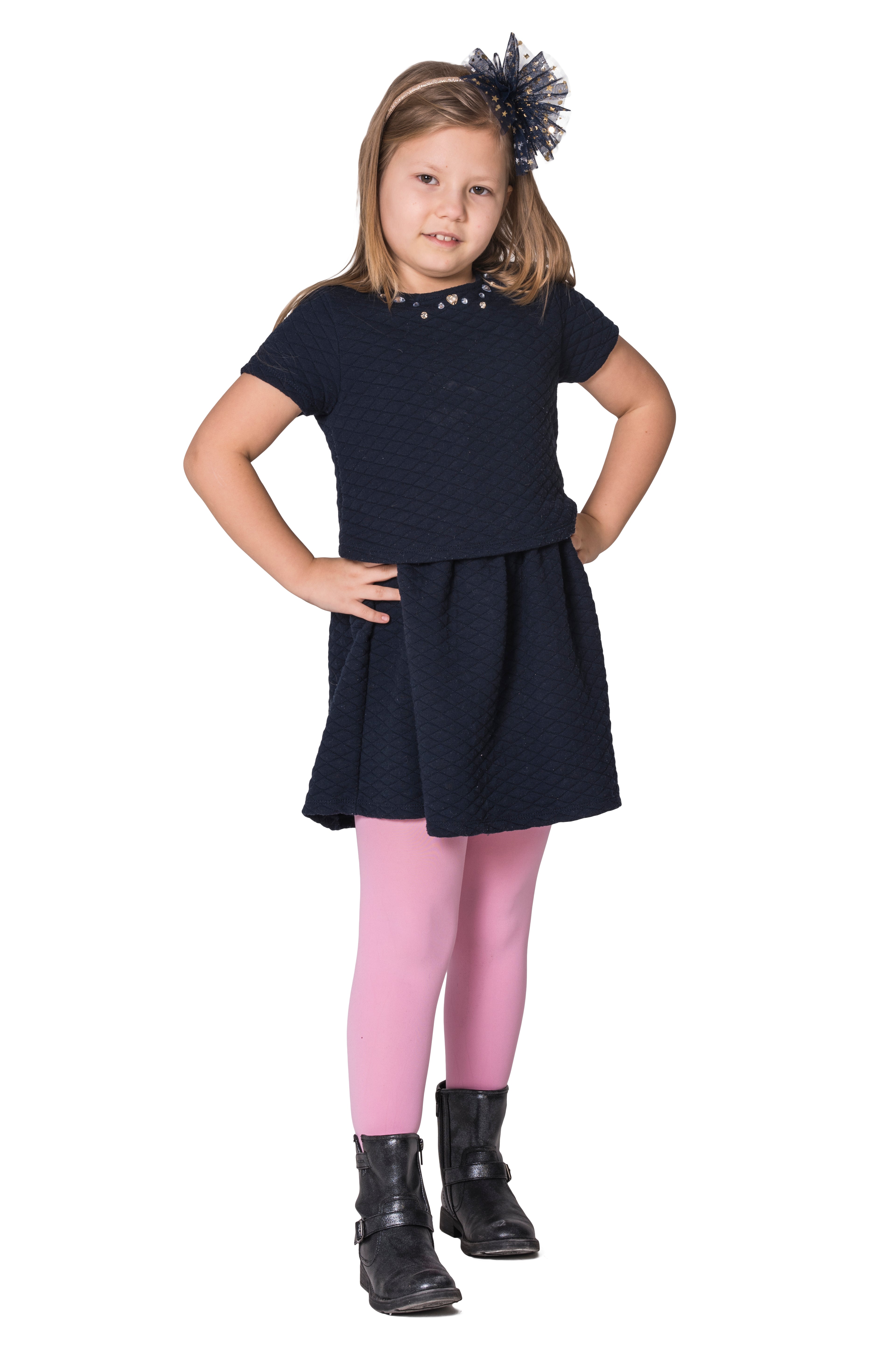 Kids opaque plain tights, 40 denier
