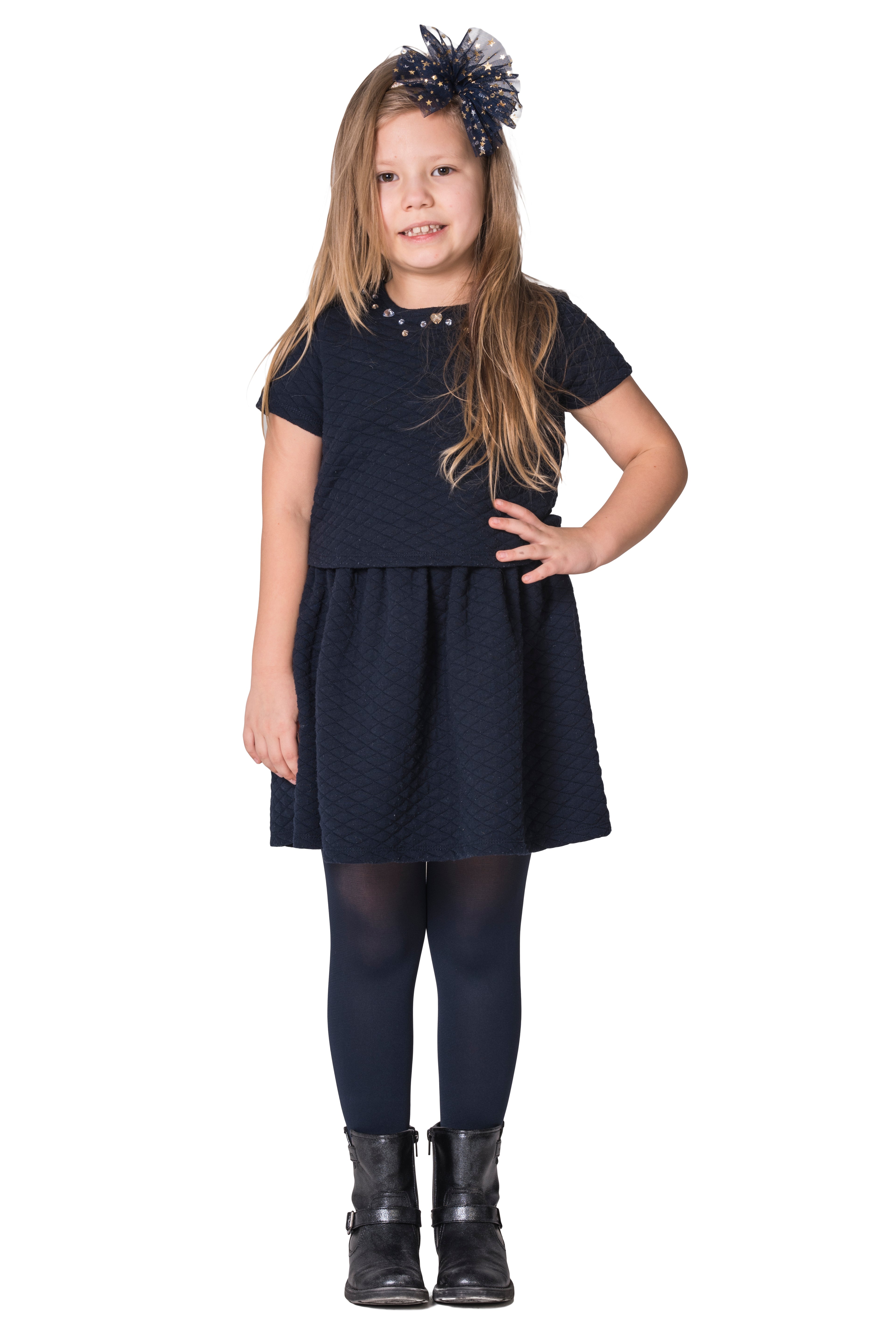 Kids opaque plain tights, 40 denier