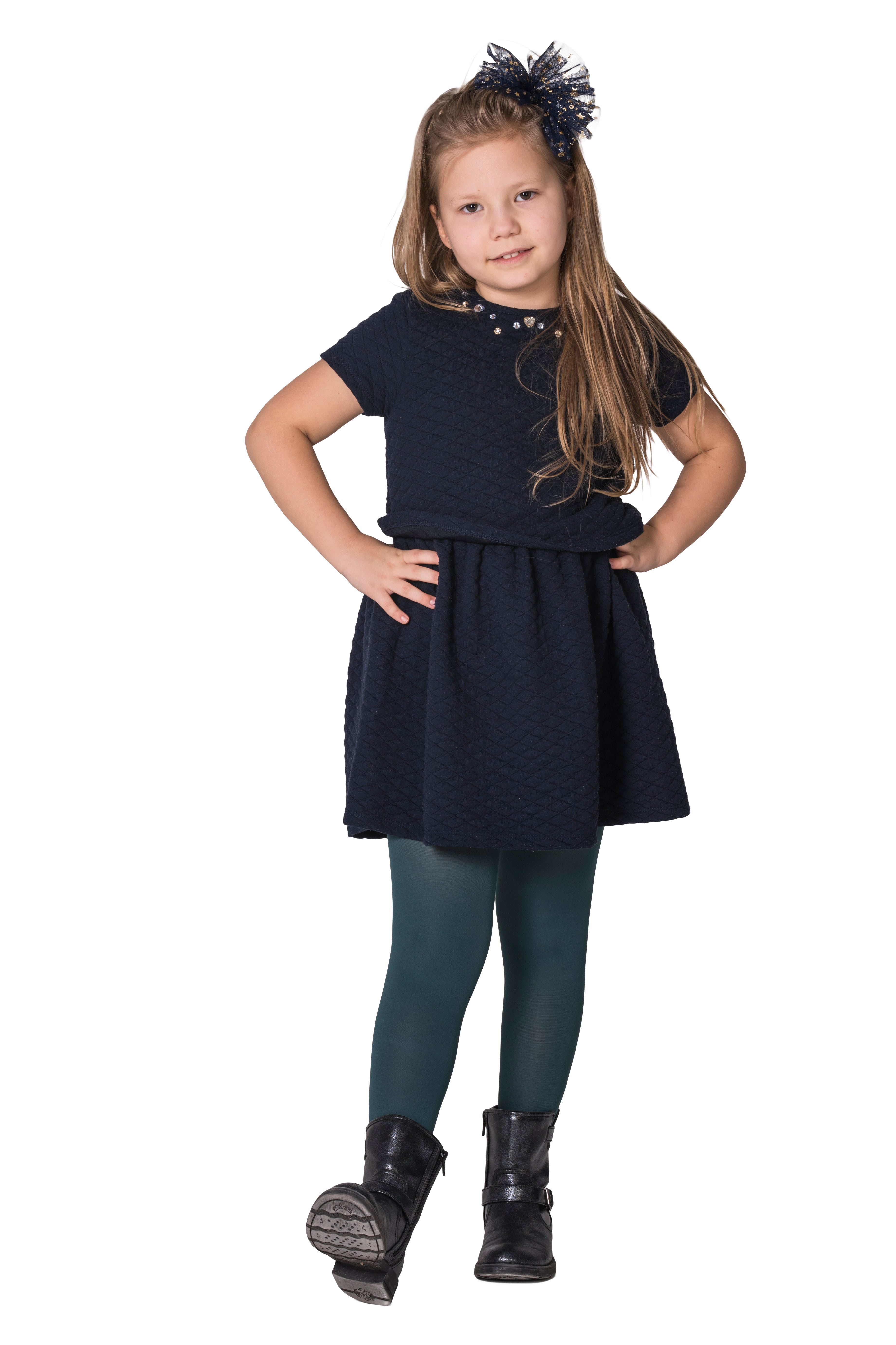 Kids opaque plain tights, 40 denier