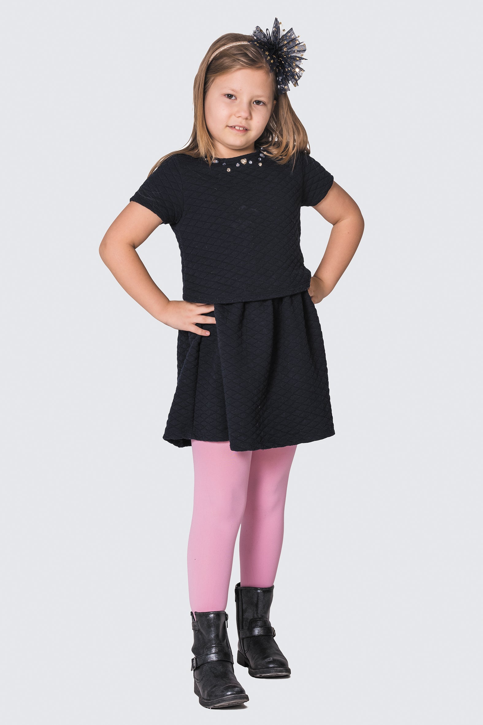 Kids opaque plain tights, 40 denier