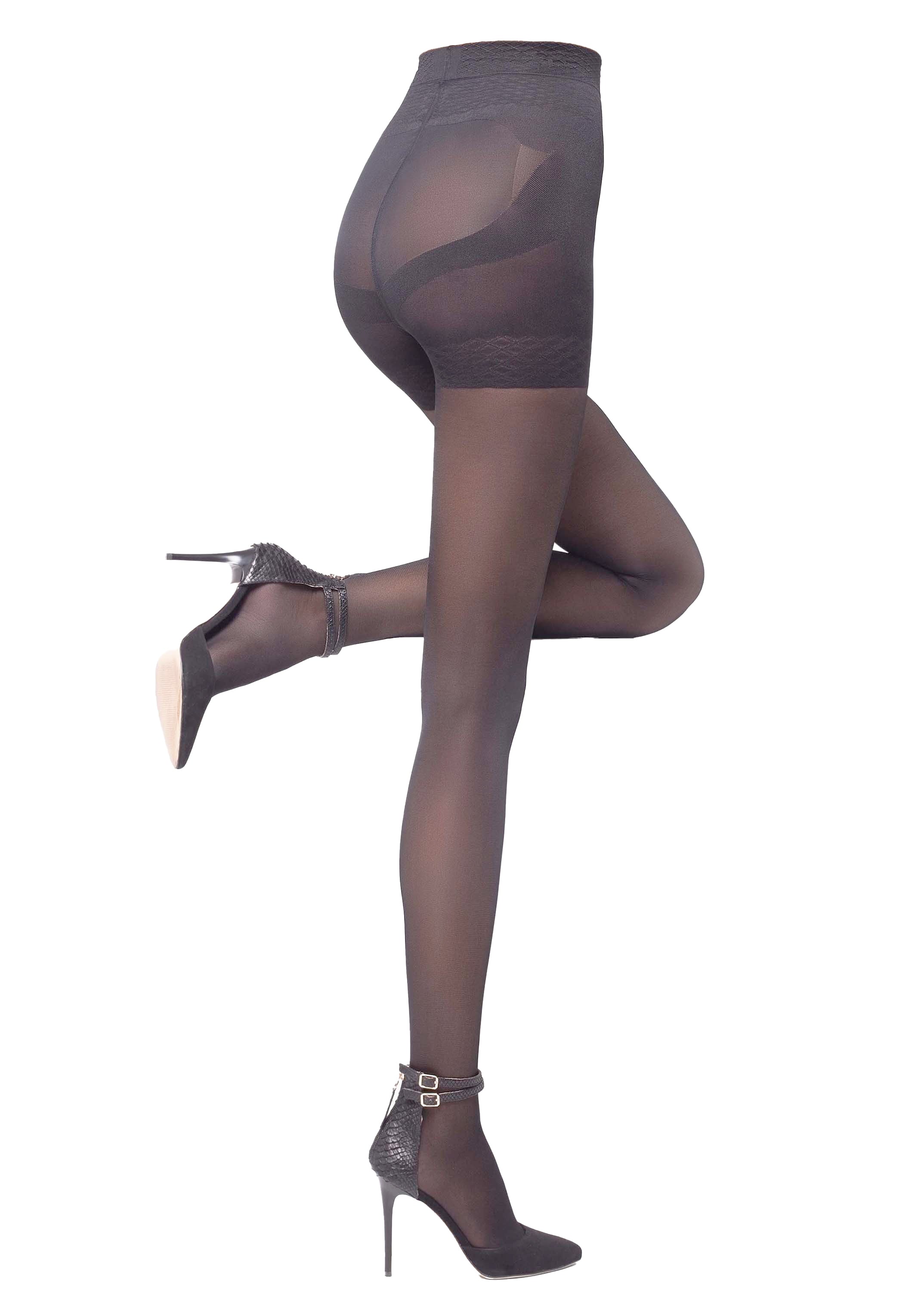 SENTELEGRI "Push-Up" 20 Denier Shaping Tights – Slimming Waist & Butt-Lifting Effect