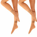 Elina Women’s Ankle Socks 15 Denier – 2 Pairs Sheer Nylon Pop Socks
