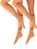 Elina Women’s Ankle Socks 15 Denier – 2 Pairs Sheer Nylon Pop Socks (Copy)